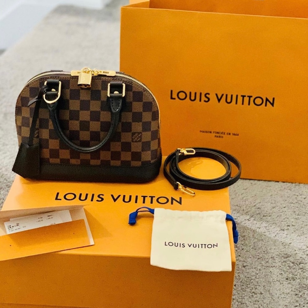 Like New Louis Vuitton Alba BB- Damier Ebene